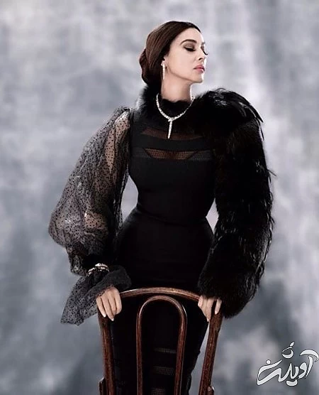 بهترین عکس های مونیکا بلوچی روی مجله مد آمریکایی,تصویرهای مونیکا بلوچی روی یک مجله مد آمریکایی